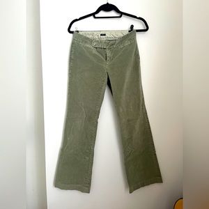 Sage green flare pants